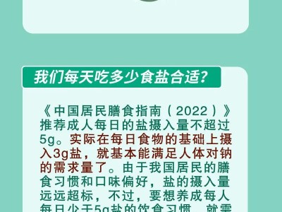 少吃盐就是低盐饮食吗？这样吃盐更健康→