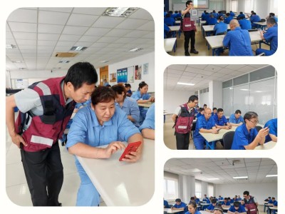 【工作动态】午休时段的特殊“课堂”——宝山区开展重点人群职业健康素养现场调查