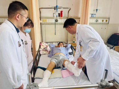 7处骨折+“熊猫血”告急！市一医院多学科协作，成功保住患者双肢