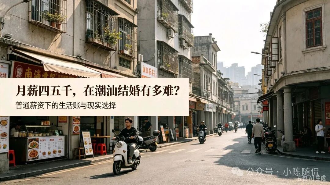 月薪四五千，在潮汕结婚成家有多难？